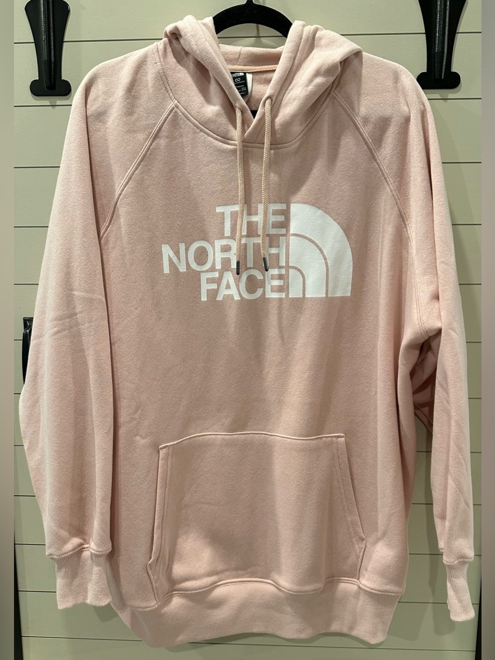 NWT The North Face Pale Pink Logo Hoodie Women’s 3XL XXXL